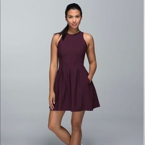 Lululemon Here to There Burgundy Pocket Dress